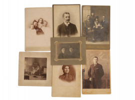 A GROUP OF ANTIQUE RUSSIAN PHOTOGRAPHS