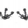 TWO FORGED WALL FIXTURES HOLLYWOOD REGENCY STYLE PIC-3