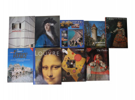 THE LOUVRE, EL PRADO AND OTHER MUSEUMS ART BOOKS