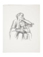 VINTAGE PRINT WOMAN WITH CHILD SIGNED KOLLWITZ