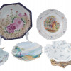 VINTAGE COLLECTION OF PORCELAIN BOWLS AND PLATES PIC-0