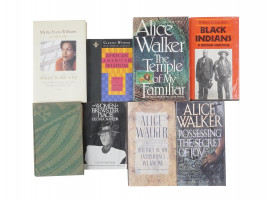 AFRICAN AMERICAN BOOKS SIGNED ALICE WALKER