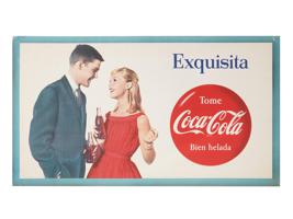 COCA COLA VINTAGE SPANISH ADVERTISEMENT POSTER