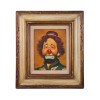 OIL PAINTING PORTRAIT OF CLOWN SIGNED BY A JASPER PIC-0