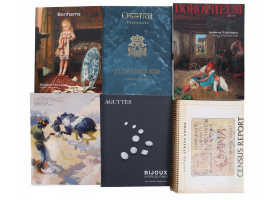 COLLECTION OF ART AUCTION CATALOGS AND BOOKS