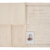 ANTIQUE RUSSIAN OFFICIAL DOCUMENT WITH PHOTOGRAPH PIC-1