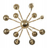 VINTAGE BRASS WILLIAMSBURG STYLE CHANDELIER PIC-2