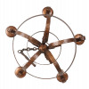 VINTAGE MEDIEVAL STYLE WROUGHT IRON CHANDELIER PIC-3