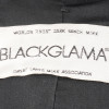 VINTAGE DARK WOMENS BLACKGLAMA MINK FUR COAT PIC-5