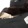 VINTAGE DARK WOMENS BLACKGLAMA MINK FUR COAT PIC-6