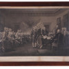 ANTIQUE ENGRAVING DECLARATION AFTER JOHN TRUMBULL PIC-0