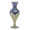 HAND BLOWN IRIDESCENT GLASS VASE BY ROBERT HELD PIC-1