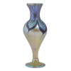 HAND BLOWN IRIDESCENT GLASS VASE BY ROBERT HELD PIC-2