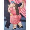 VINTAGE GICLEE PRINT CANVAS AFTER FERNANDO BOTERO PIC-1