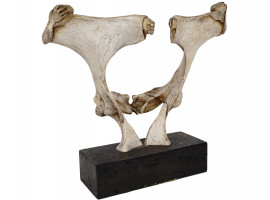 THE TOUCH BONE SCULPTURE SIGNED BY JERRY HARDIN