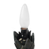 BLACK SCULPTURAL TABLE LAMP MOTHER WITH CHILD PIC-4