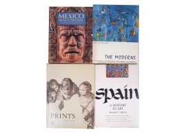 VINTAGE SPAIN MEXICO MODERN ART BOOK COLLECTION