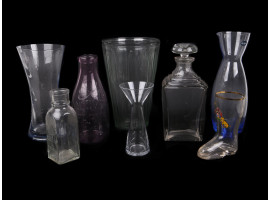 MODERNIST GLASS VASES AND BOTTLES LUIGI BORMIOLI