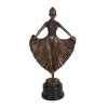 ART DECO BRONZE STATUE AFTER DEMETRE CHIPARUS PIC-2