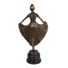 ART DECO BRONZE STATUE AFTER DEMETRE CHIPARUS PIC-1