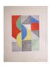 FRENCH ABSTRACT LITHOGRAPH BY SONIA DELAUNAY PIC-0