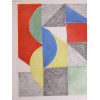 FRENCH ABSTRACT LITHOGRAPH BY SONIA DELAUNAY PIC-1