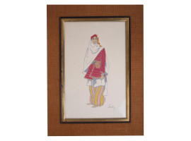 ISRAELI TRADITIONAL COSTUME PRINT SUSAN SOUTHBY