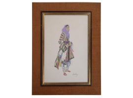 SAFED PALESTINE FASHION COSTUME PRINT BY SOUTHBY