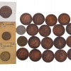 VINTAGE BRAZIL MEXICO CHILI COIN MEDAL COLLECTION PIC-0