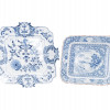 COLLECTION OF JAPANESE BLUE WHITE PORCELAIN DISH PIC-1