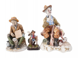 VINTAGE PORCELAIN FIGURINES OF OLD MEN BY VENERE