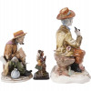 VINTAGE PORCELAIN FIGURINES OF OLD MEN BY VENERE PIC-1