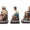 4 VINTAGE FIGURINES OF OLD MEN DW POLY COLLECTION PIC-3