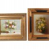 THREE VINTAGE FRAMED FLORAL STILL LIFE PAINTINGS PIC-1