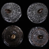 ANTIQUE VICTORIAN DOOR BRONZE AND CRYSTAL KNOBS PIC-5