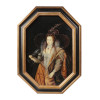 QUEEN ELIZABETH I OIL PORTRAIT AFTER ISAAC OLIVER PIC-0