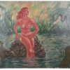 OIL NUDE WOMAN PORTRAIT PAINTING BY ZOE SUZI ACTYPI PIC-0