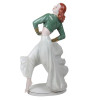 ROYAL DUX PORCELAIN 1930S FIGURE FLAMINGO DANCER PIC-2