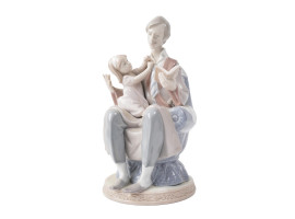 RARE VINTAGE LLADRO PORCELAIN DADDYS GIRL FIGURE