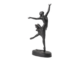 VINTAGE 1970 USSR ART KASLI CAST IRON BALLERINA