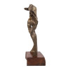 AMERICAN ABSTRACT BRONZE SCULPTURE BY ABRAMOVITZ PIC-1