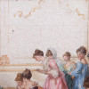 ANTIQUE OIL PAINTING IN THE MANNER OF REGGIANINI PIC-2