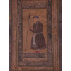 ANTIQUE INDO PERSIAN MUGHAL ART GOUACHE PAINTING PIC-1