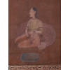 ANTIQUE INDO PERSIAN MUGHAL ART GOUACHE PAINTING PIC-2