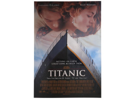 AMERICAN PROMO POSTER LEO DICAPRIO TITANIC MOVIE