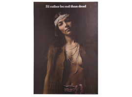 NATIVE AMERICAN ID RATHER BE RED THAN DEAD POSTER