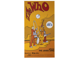 AMERICAN THE WHO AND JAMES GANG CONCERT POSTER