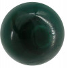 RUSSIAN 14K GOLD AND MALACHITE EGG CHARM PENDANT PIC-4