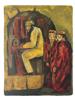 RUSSIAN MODERNIST PAINTING ATTR. TO ROBERT FALK PIC-0