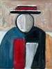 RUSSIAN  ABSTRACT FIGURE ATTR. ANNA LEPORSKAYA PIC-1